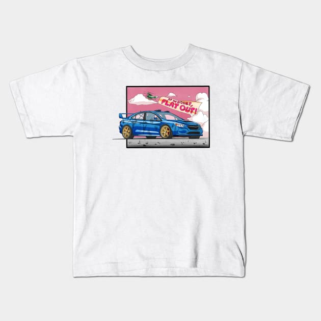 Animauto - Impreza WRC concept 2024 Kids T-Shirt by Animauto